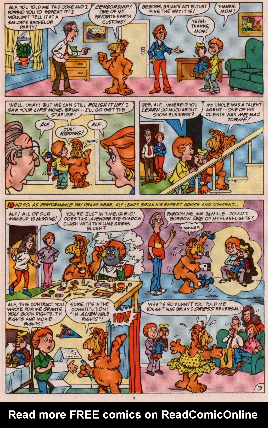 Read online ALF comic -  Issue #5 - 5