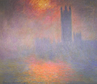 El Parlamento de Londres – C. Monet