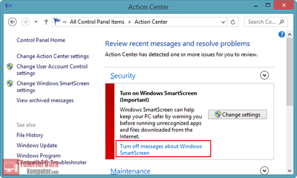 Cara Menonaktifkan Fitur Smartscreen Di Windows 8.1 - Bimo ...