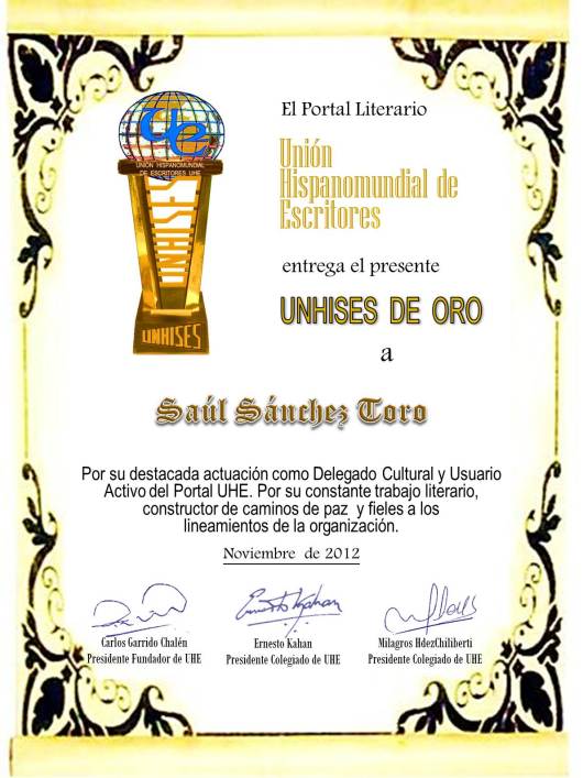 Premio UNHISES de Oro