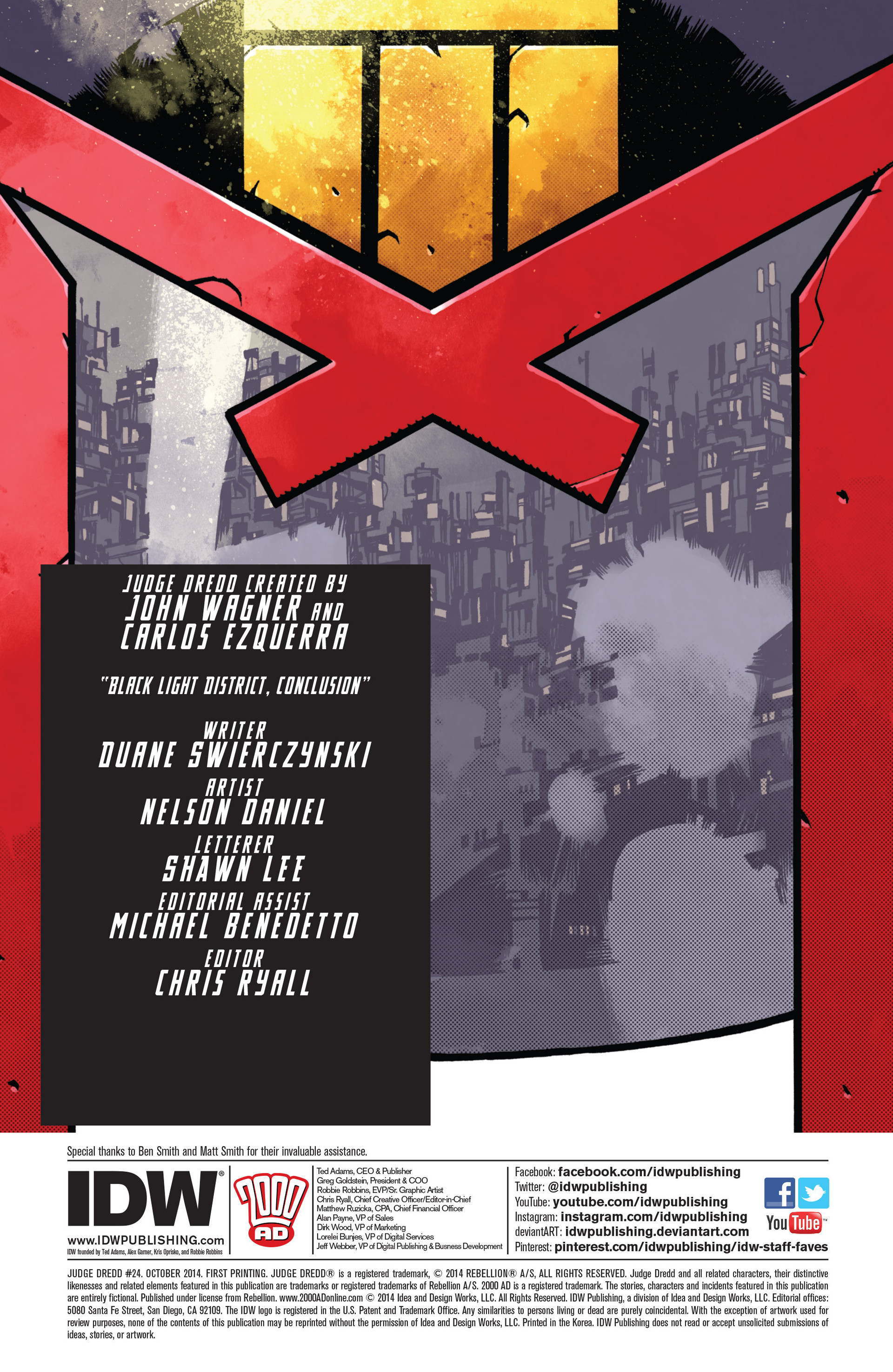 Read online Judge Dredd (2012) comic -  Issue #24 - 2