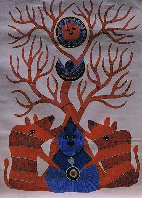Gond tribal paintings an art of India. ~ photography in a blog