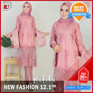 SUP1102R32 Real Pict Tunik Tille Blouse Lengan BMGShop