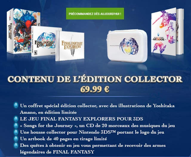 Final Fantasy Explorers Edition Collector