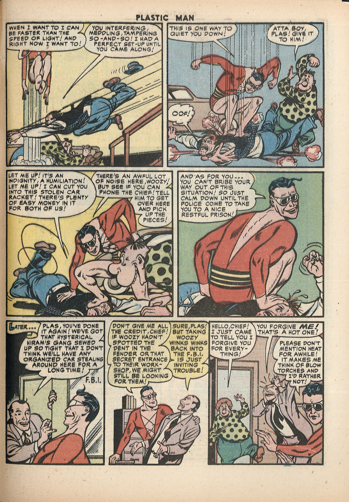 Read online Plastic Man (1943) comic -  Issue #29 - 49