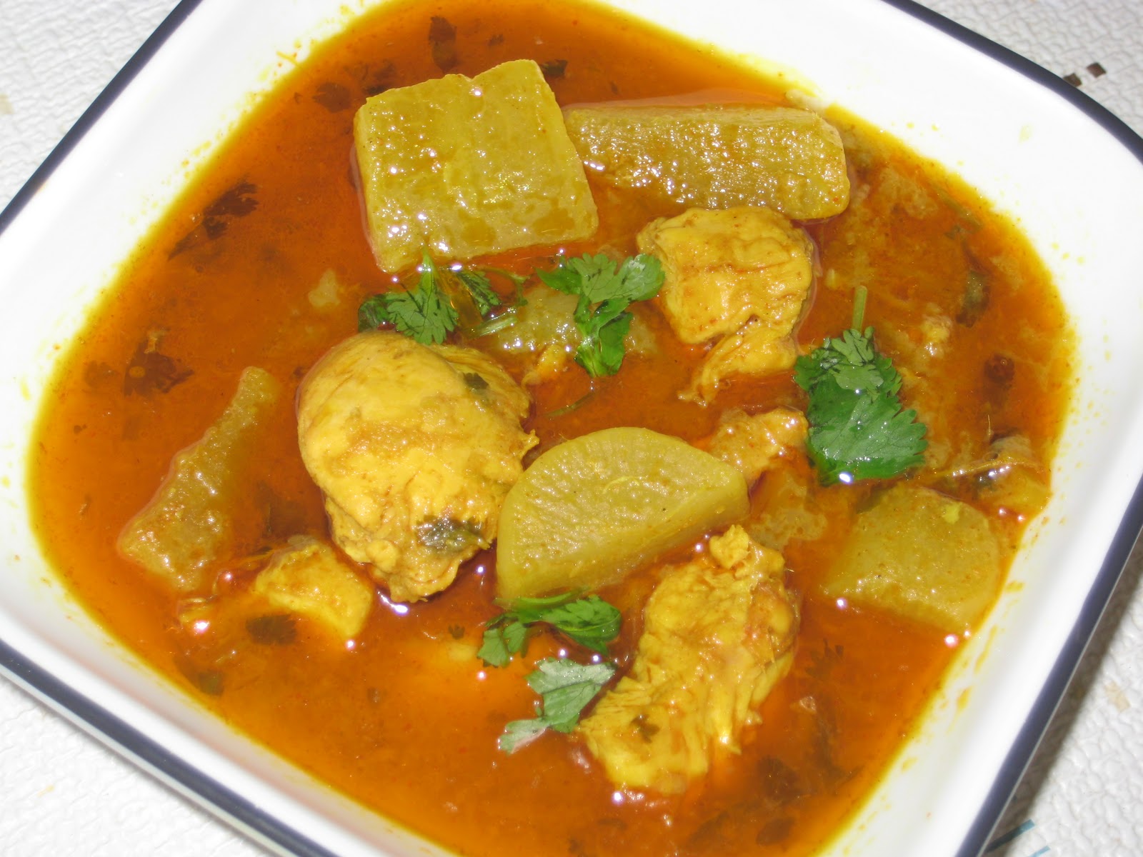 Chicken Curry with White Radish Lucky's Recipes