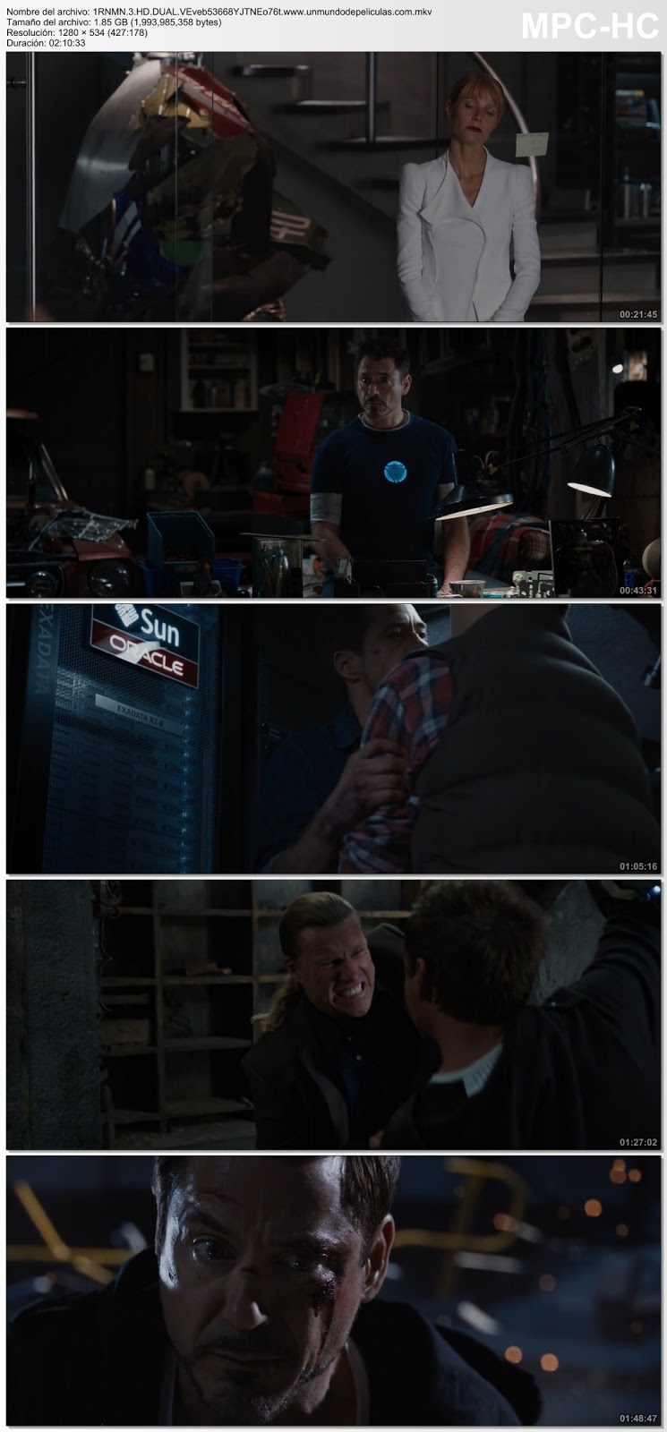 Capturas de la película.