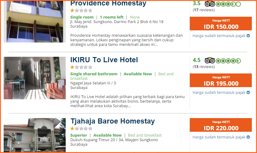 Pesan Hotel Murah di 1001malam Wulan Kenanga