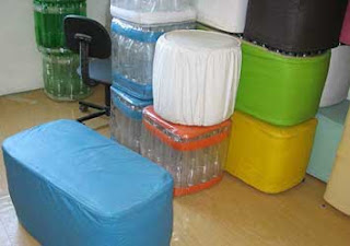 Recicle Planet: Bancos de garrafas pet