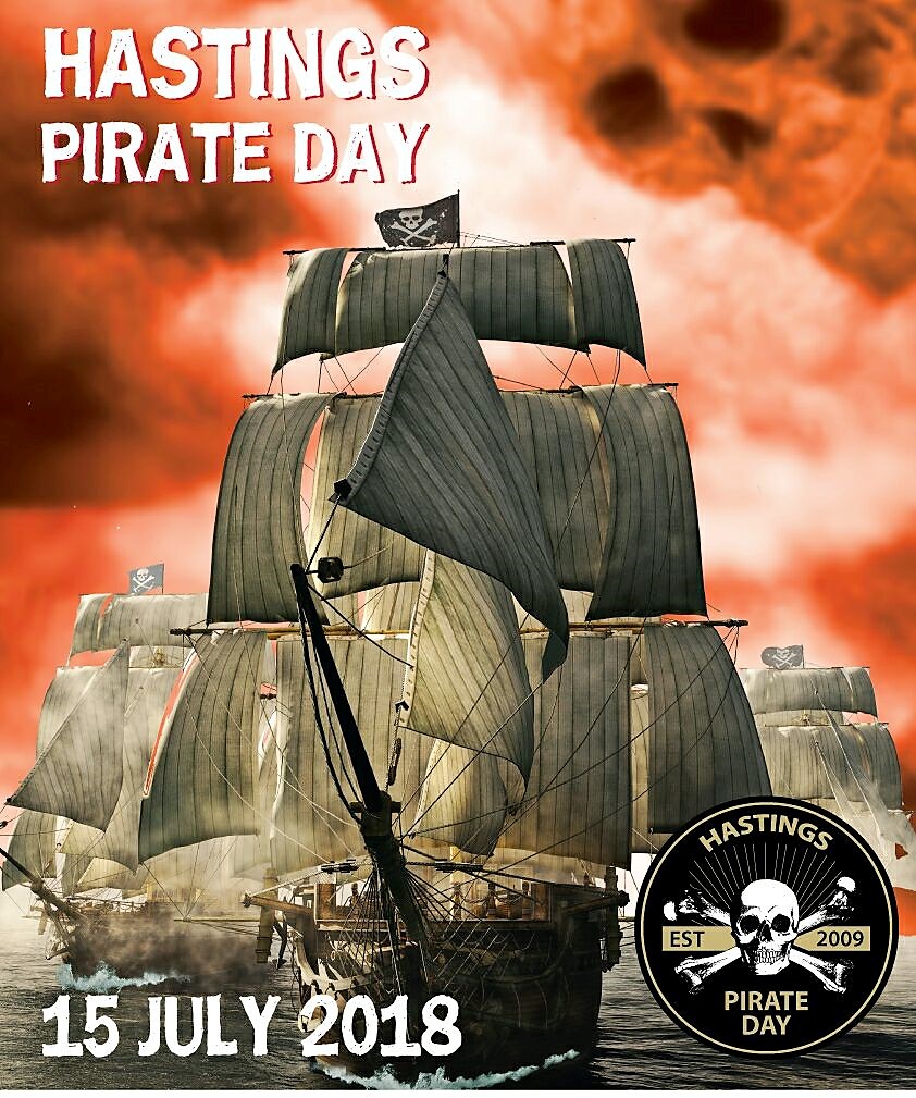 Steve on Hastings RRRrrrrrrr.... Pirate Day 2018!