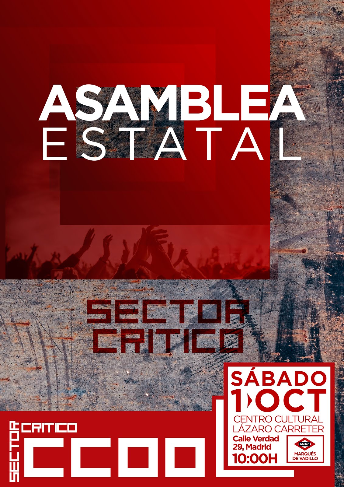 1 octubre Asamblea Críticos de CCOO