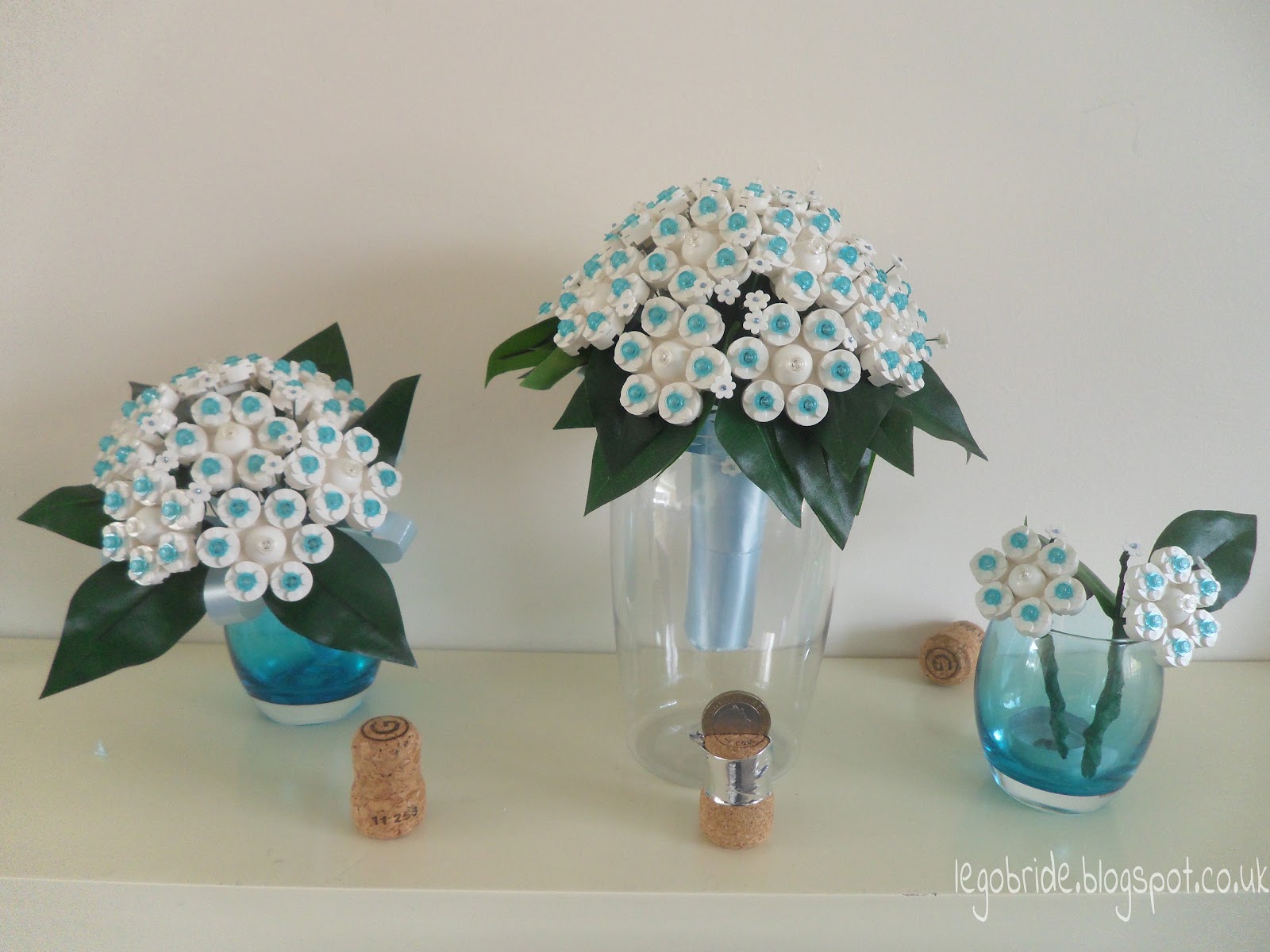 Wedding Made of LEGO: Bridesmaid Bouquet Made of Lego