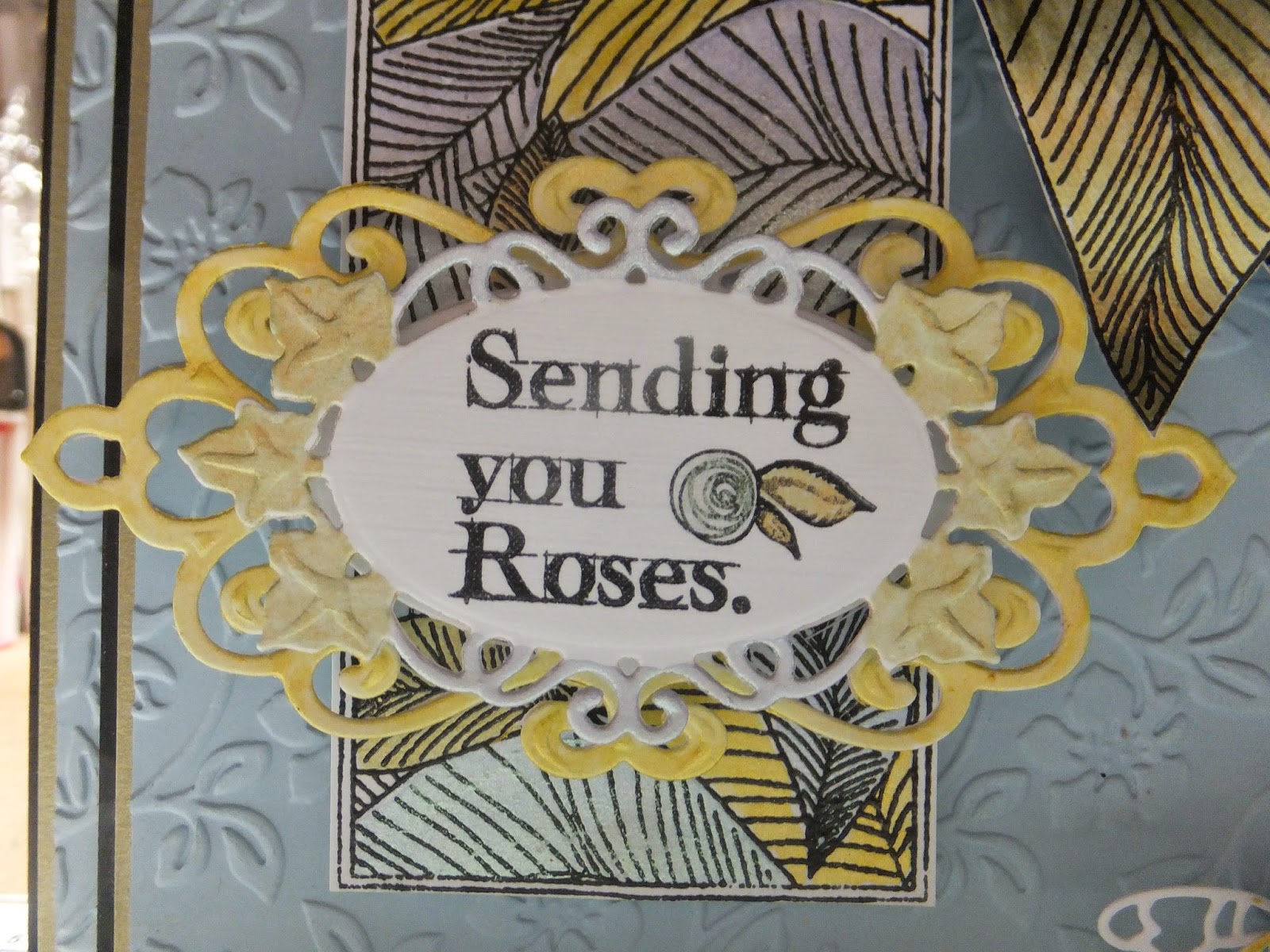 Drakes Field Cards: Sending you Roses