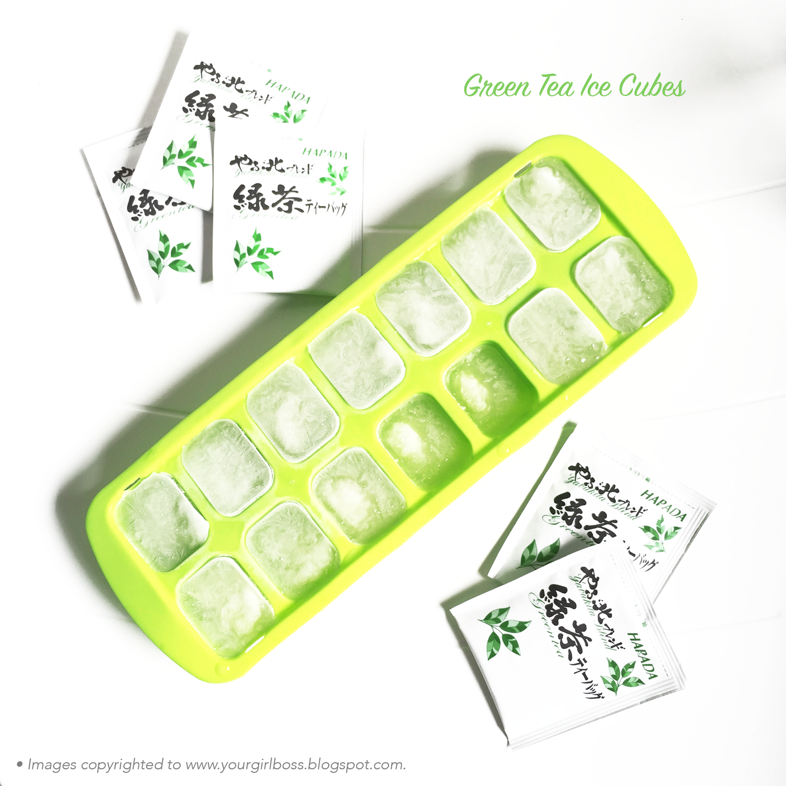 Green Tea Ice Cube (Skincare Routine) Jean Kuah's Beauty Blog