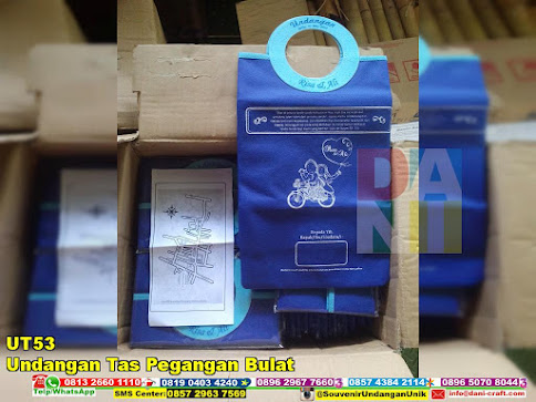 jual Undangan Tas Pegangan Bulat