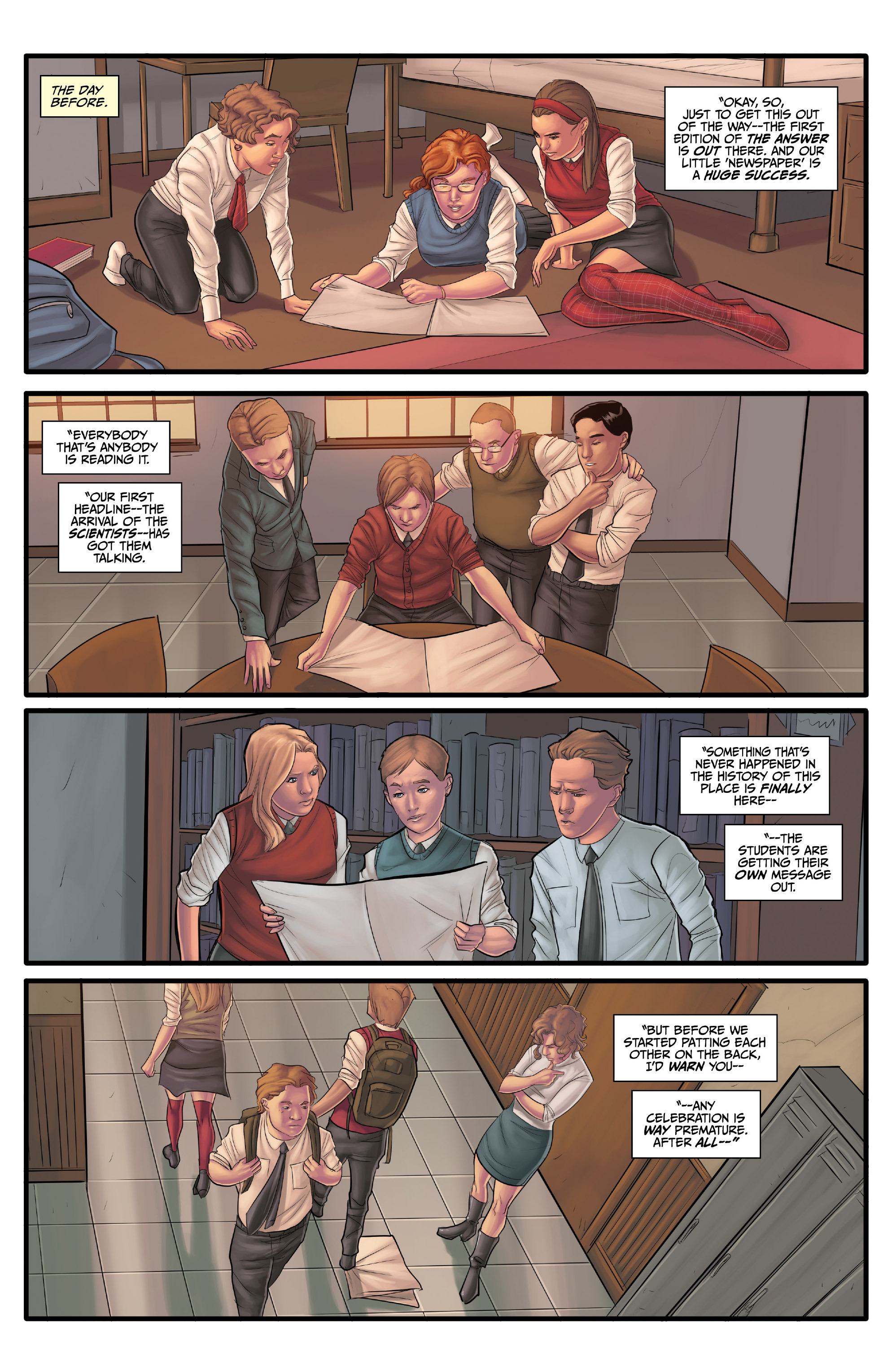 Read online Morning Glories comic -  Issue #40 - 6