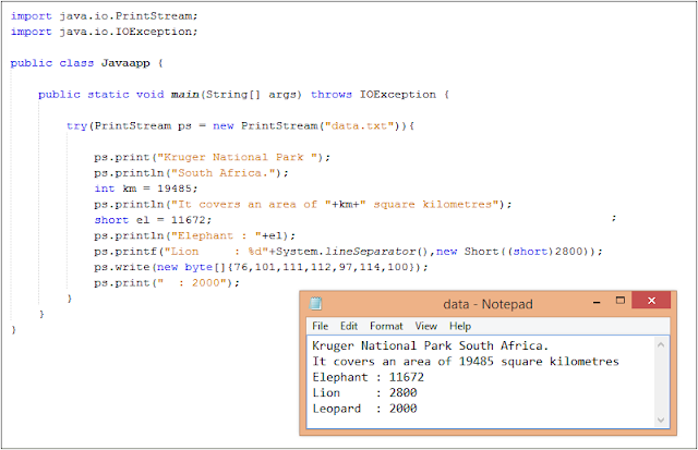 LA ENTRADA / SALIDA EN JAVA