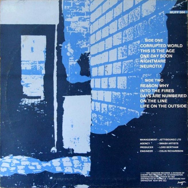 hardcore punk One Way System Writing On The Wall LP (1983)