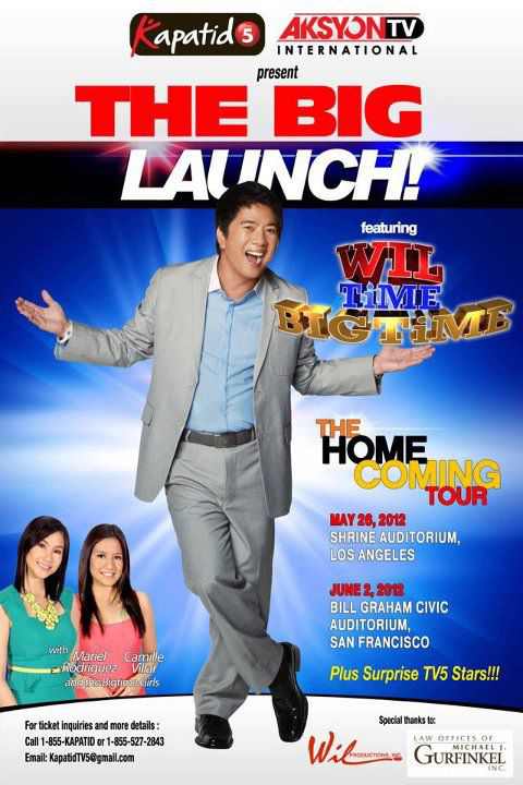 tv5 international the home coming tour wil time big time