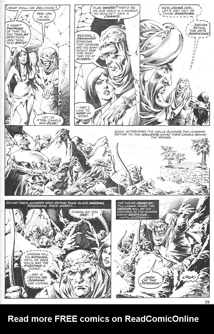 Read online The Savage Sword Of Conan comic -  Issue #37 - 39
