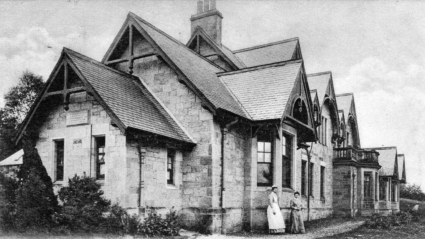 Tour Scotland Old Photograph Cottage Hospital Hawick Scotland