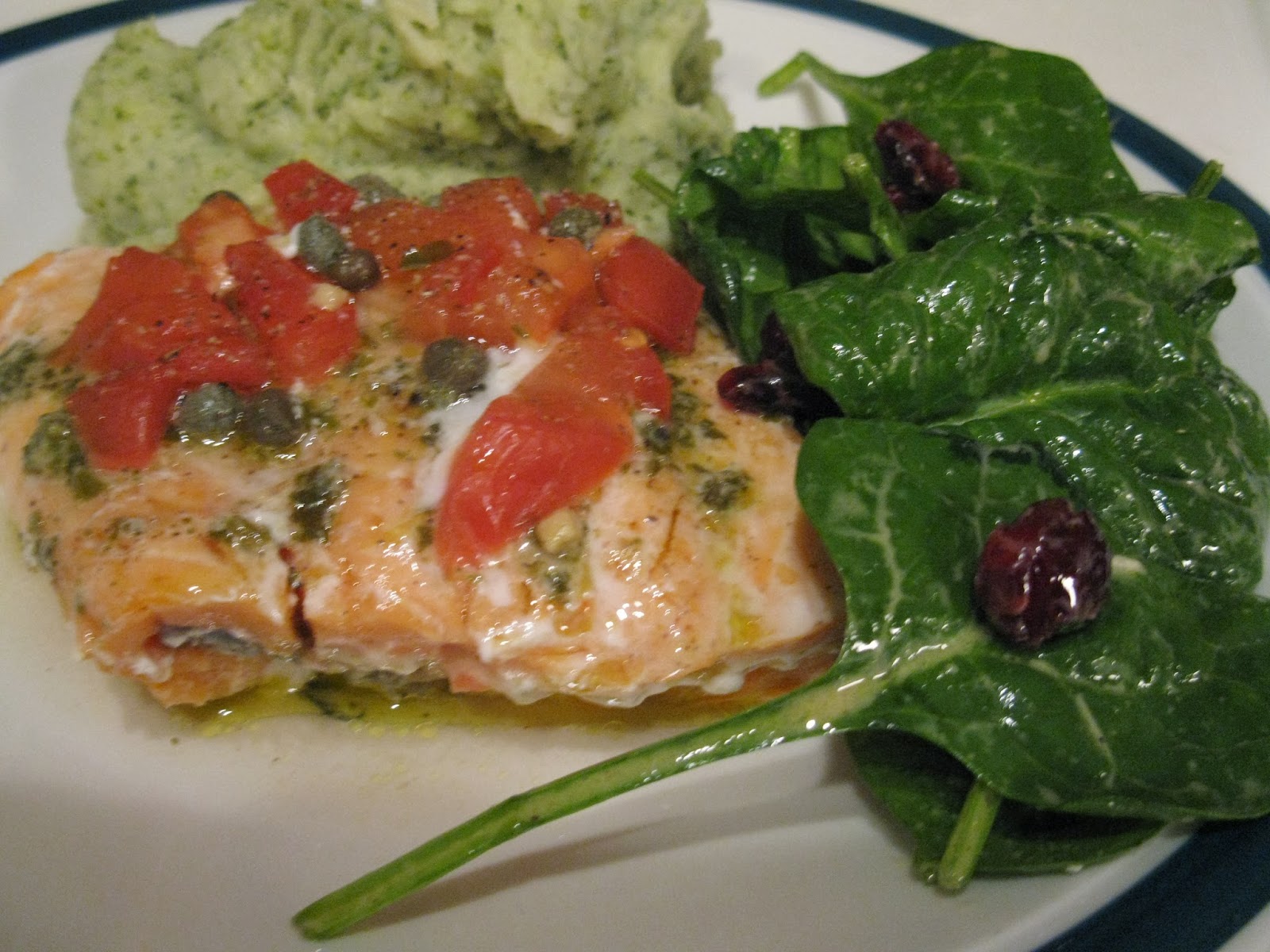 Ma cuisine...sans prétention: Papillotes de truite saumonée