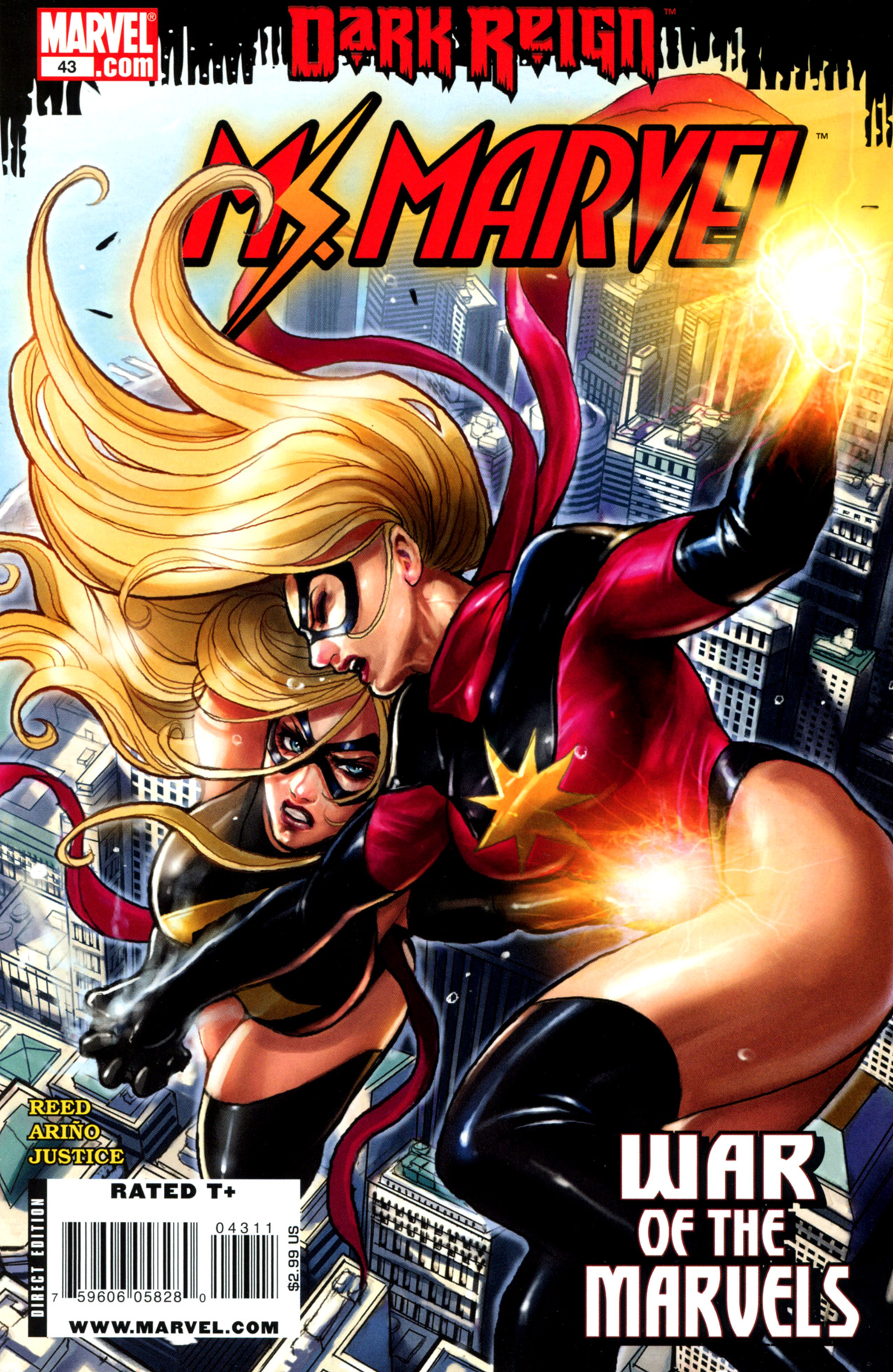 Read online Ms. Marvel (2006) comic -  Issue #43 - 1