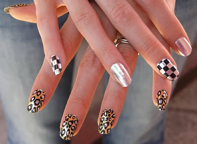 Nice Cheetah Nail Art