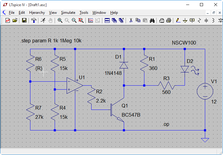 Free EDA Design and simulation with LTspice · One Transistor