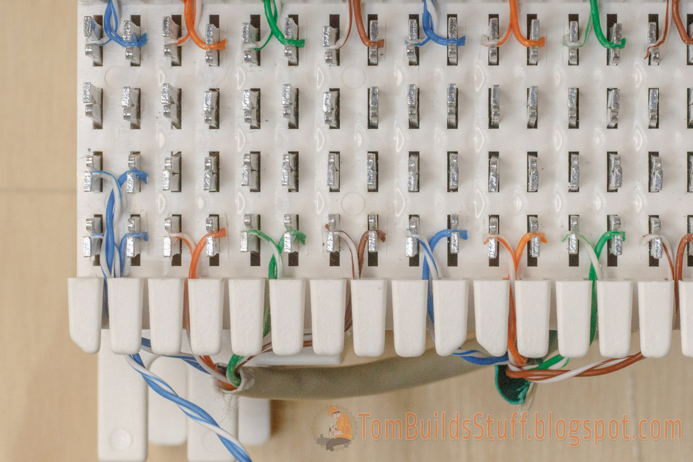 How to Wire a 4 Line Bridge with a 66 Block