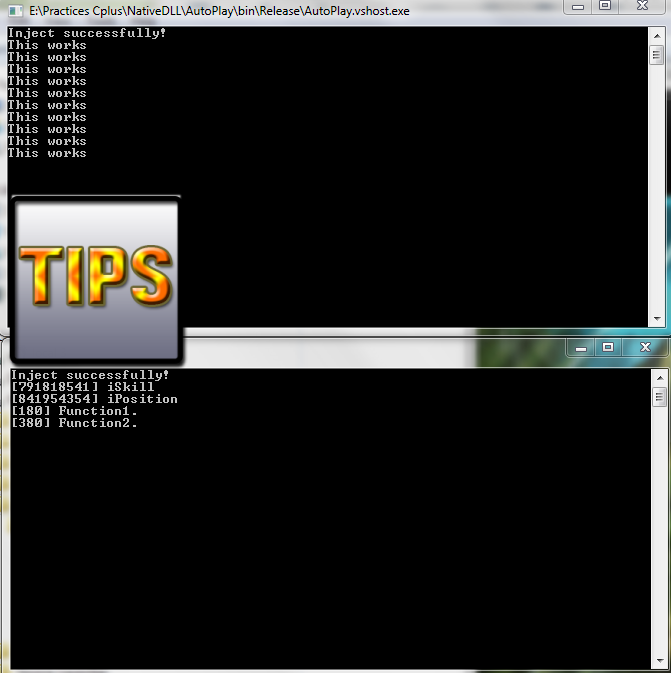 [Tips] Using C++ to Inject a DLL with C Source Code zone All