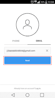 cara membuat account instagram dengan nomor telpon