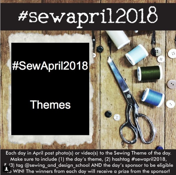 SEWING CHALLENGES & HASHTAGS APRIL 2018 Chi9ja