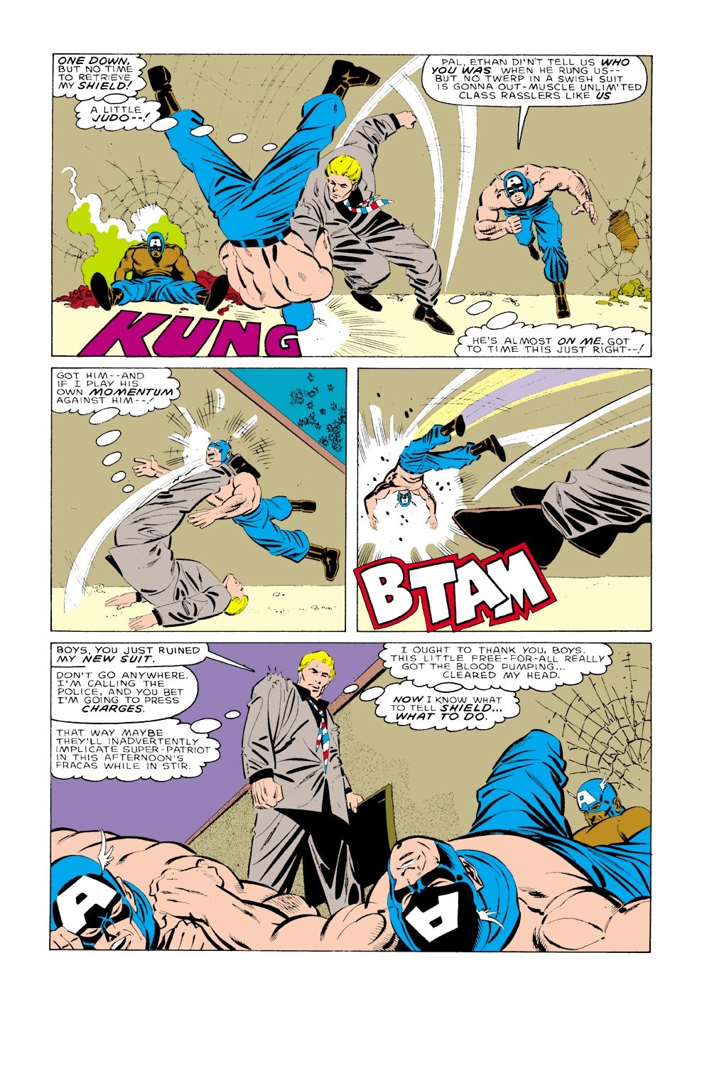 Read online Captain America (1968) comic -  Issue #323 - 22