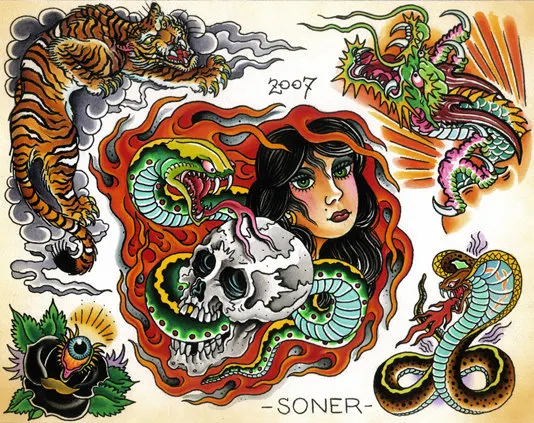 Tatuajes tradicionales diseños