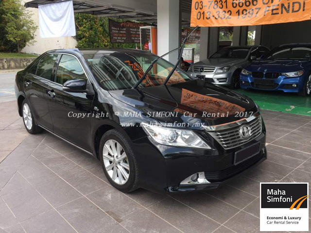 Toyota Camry 2 5 A 2015 Black Interior