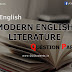 BA English - Modern English Literature - Previous Question Papers