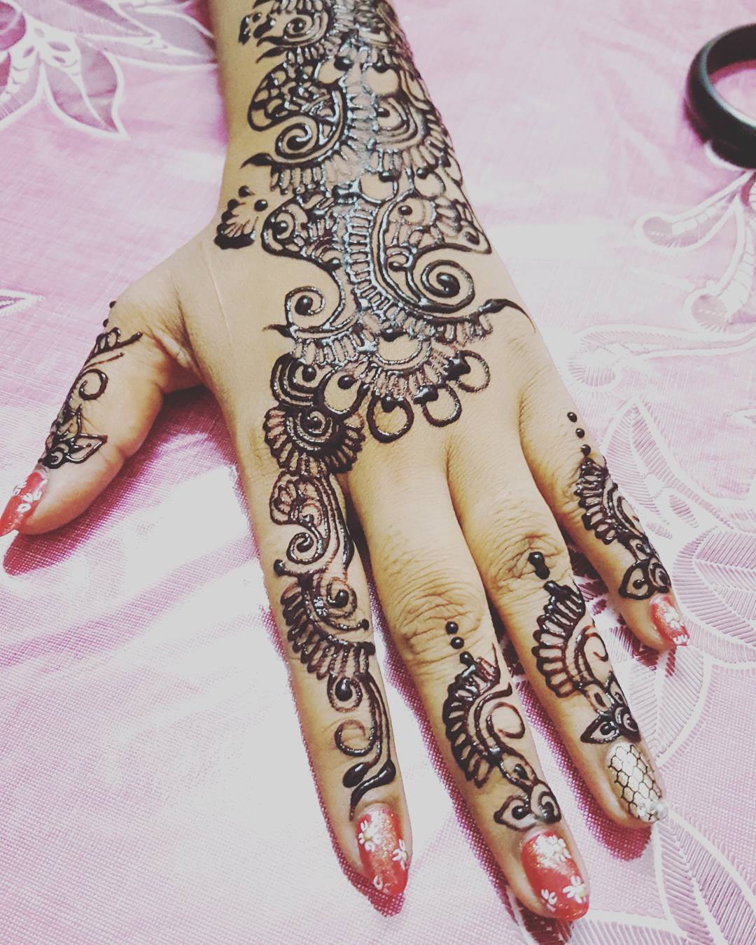 Kumpulan Motif  Henna  Pengantin Simple  Henna  Wedding 