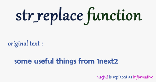 str_replace