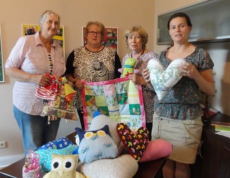 Herzkissen Aktion Kiel E V Besuch Im Kieler Ronald Mcdonald Haus