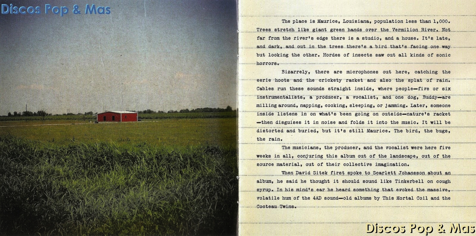 Anywhere I Lay My Head Scarlett Johansson