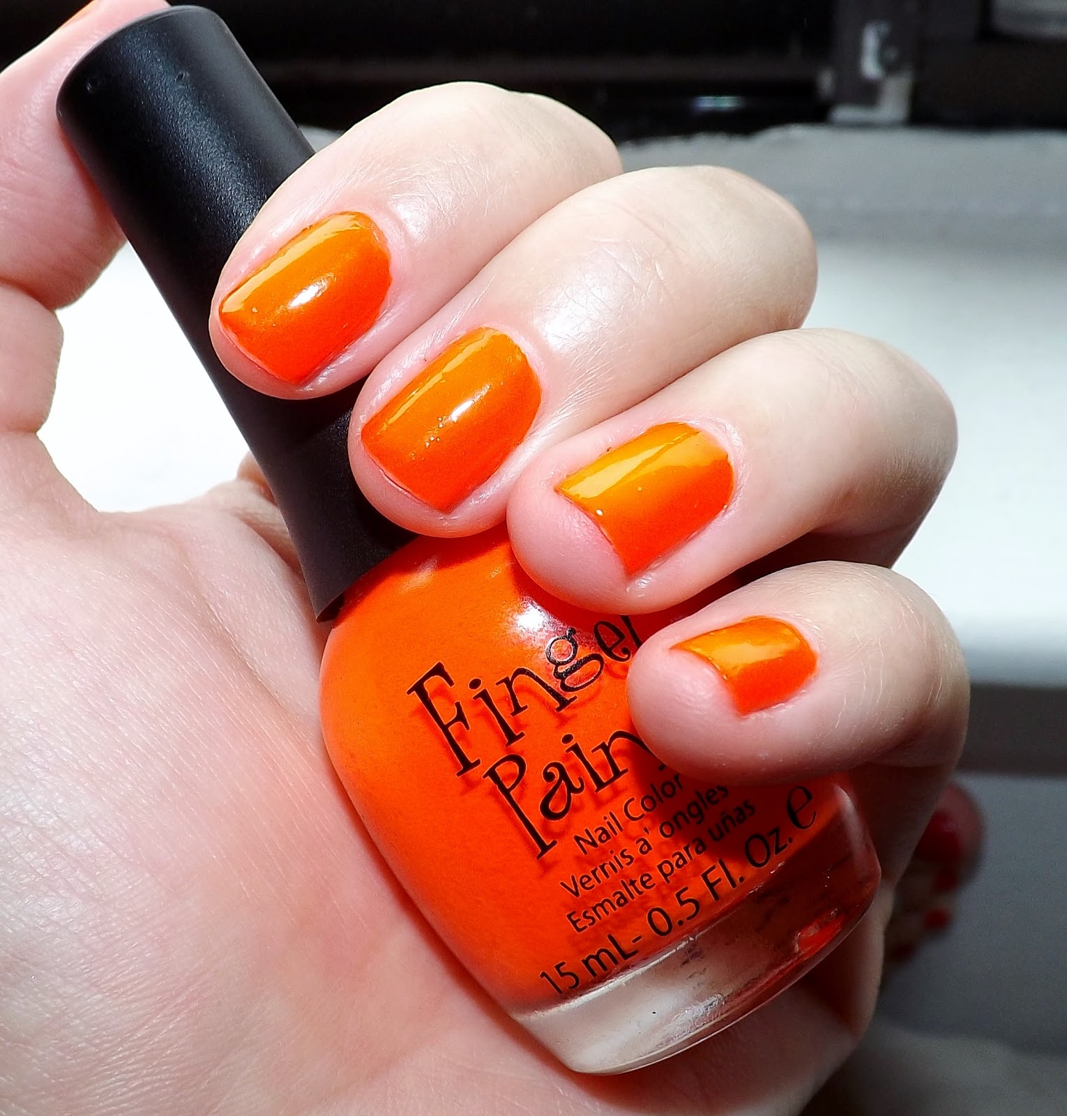 NaeSays Finger Paints Iconic Orange Review & Swatches