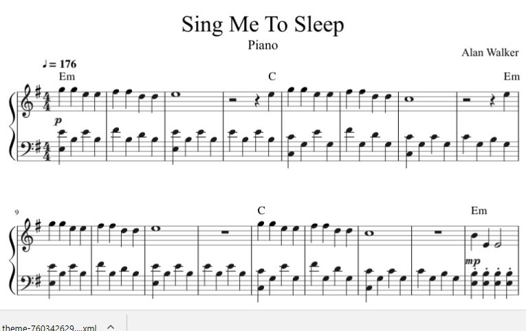 Walker sing. Alan Walker Sing me to Sleep Ноты. Alan Walker Ноты to Sleep. Sing me to Sleep alan Walker табы. Sing me to Sleep Ноты для фортепиано.