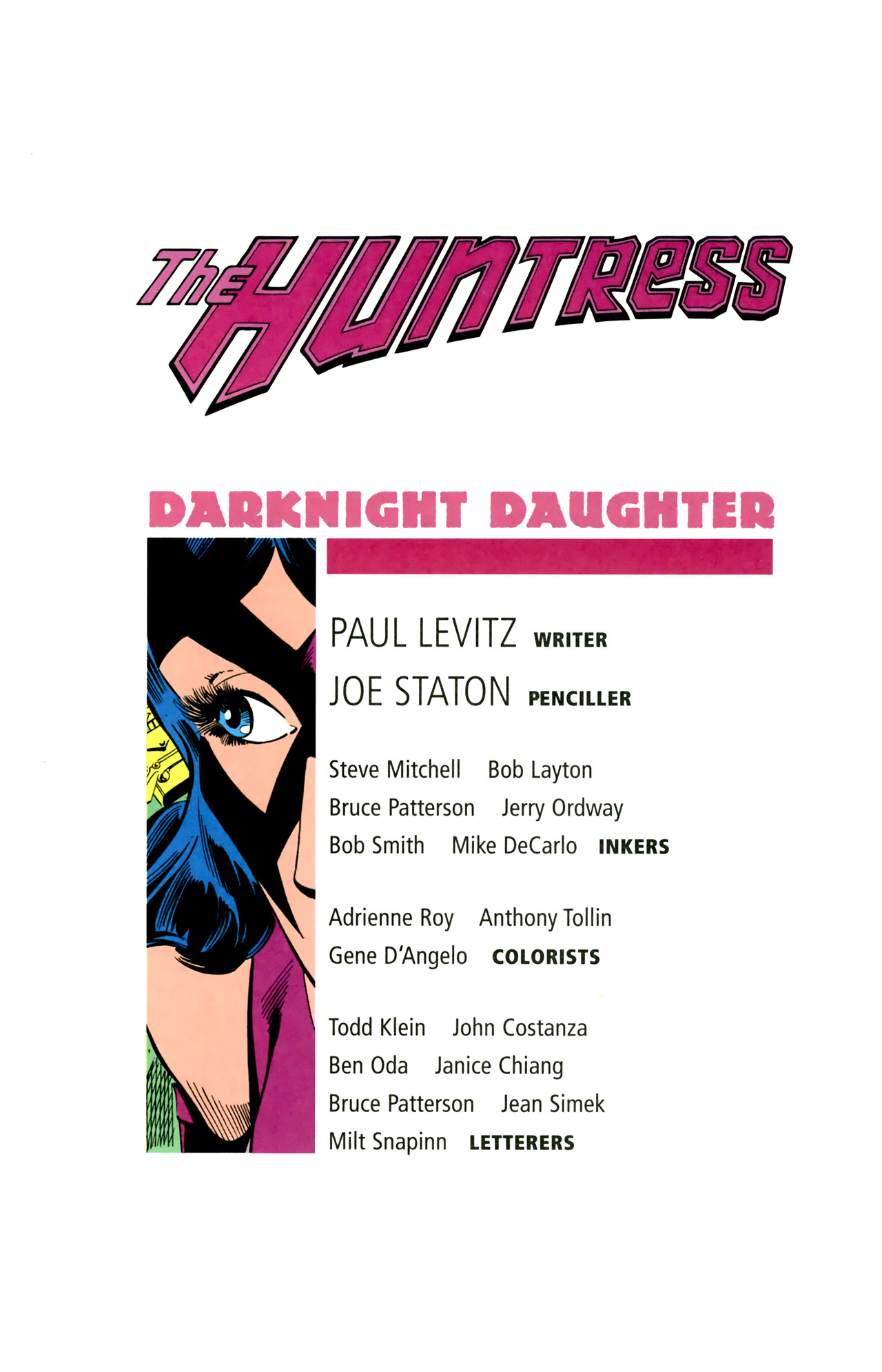 Read online Huntress: Darknight Daughter comic -  Issue # TPB - 4