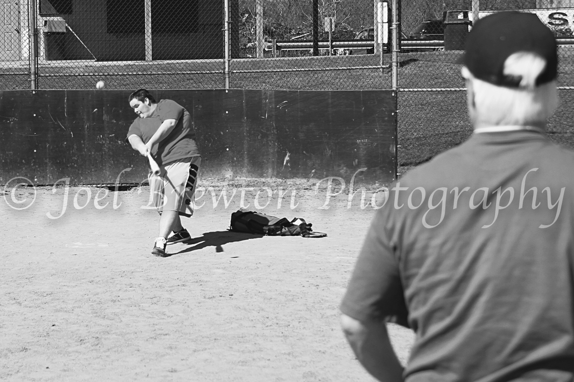 Joel Brewton Photography Baseball practice at Eberly Park, North Union