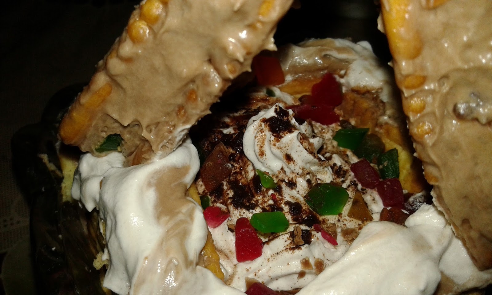 Bad Cafe Chefs Sandwich Icecream sundae