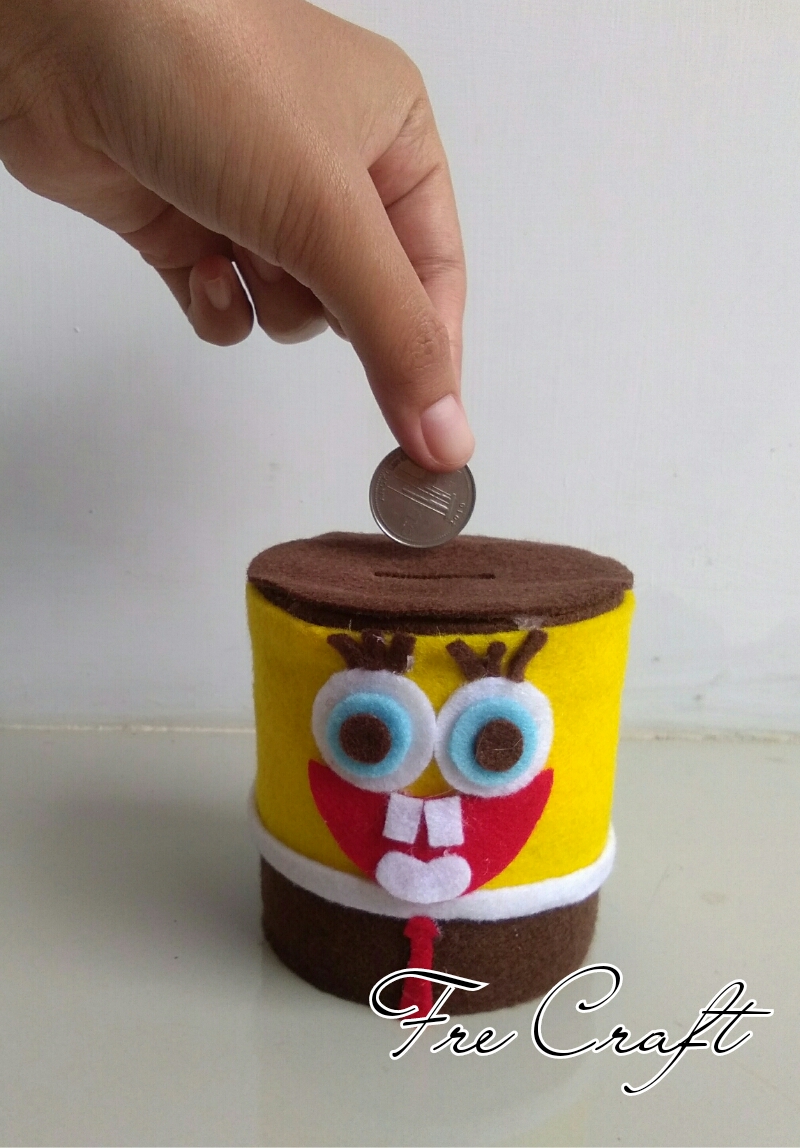 Cara Membuat Celengan Dari Kaleng Bekas Susu Kreatifitas