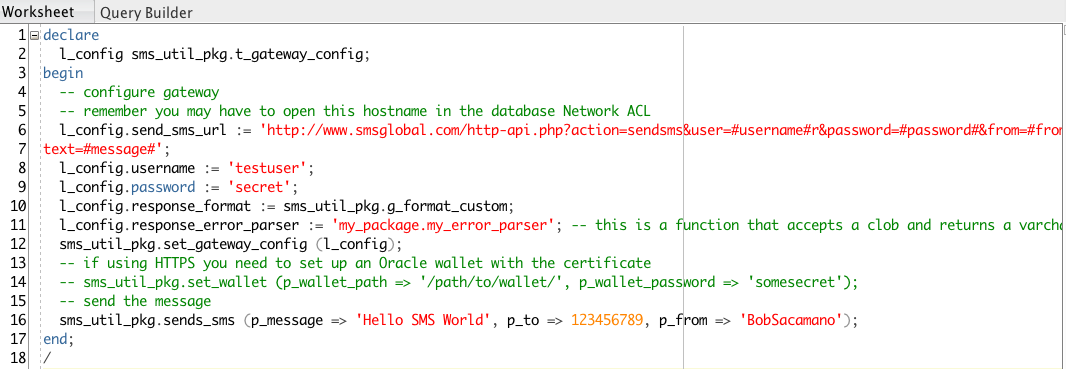ORA-00001: Unique constraint violated: Sending SMS text messages from ...