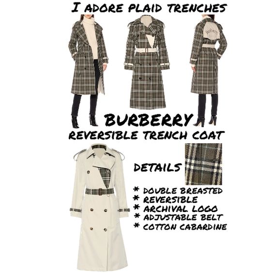 burberry reversible trench coat