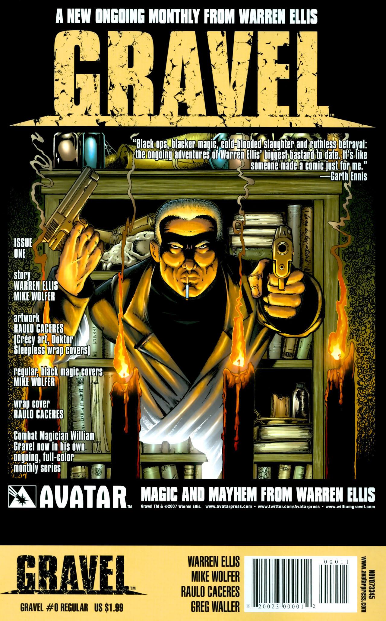 Read online Gravel comic -  Issue #0 - 21